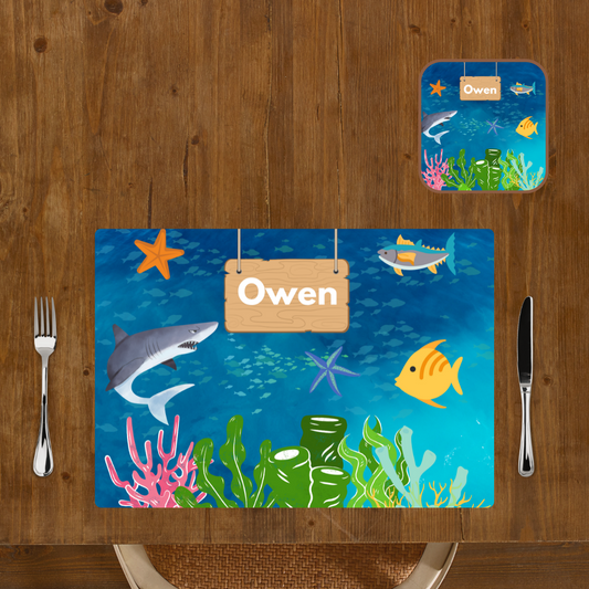 Placemat and Coaster CURRENTLY UNAVAILABLE