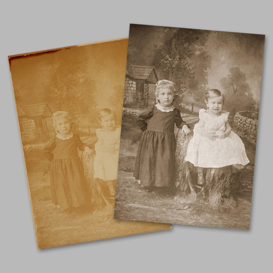 Photo editing and digital photo restoration services